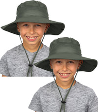 GearTOP Navigator Kids Sun Hat 2-Pack – UPF 50+ UV Protection Bucket Hat for Kids