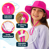 Sun Protection Hat for Kids with UPF 50+ - Safety Headgear - Voyager Series