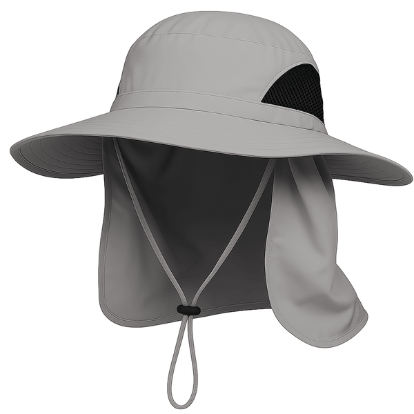 Sun Protection Hat: UPF 50+ UV Hat with Face & Neck Flaps