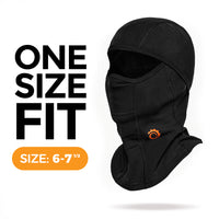 GearTop Racer Balaclava Mask with four-way stretch Super Roubaix fabric and one-size-fits-most design for a comfortable, secure fit under helmets or on its own.