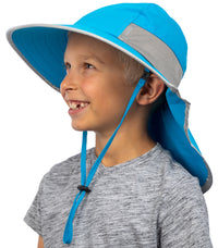 Sun Protection Hat for Kids with UPF 50+ - Safety Headgear - Discoverer Series