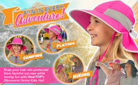 Sun Protection Hat for Kids with UPF 50+ - Safety Headgear - Discoverer Series