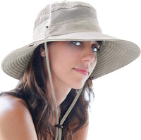 Beige Navigator Series Fishing Hat with UPF 50+ Sun Protection