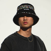 Vibrant Bucket Hat – Packable Unisex Wide Brim Summer Sun Hat with Hidden Pocket & Strap