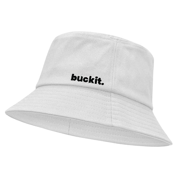 Clean Slate Bucket Hat | Premium Cotton Unisex Bucket Hat with Hidden Pocket