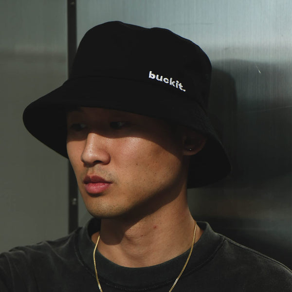 Reset Bucket Hat with Hidden Pocket & Removable Strap | Packable Cotton Twill Sun Hat