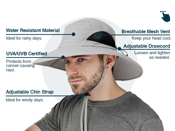 Discoverer Air Series Sun Protection Hat - UPF 50+ Safety Headgear