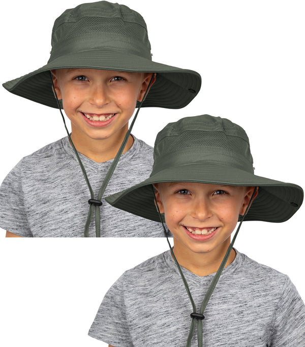 GearTOP  Navigator Kids Sun Hat 2-Pack – UPF 50+ UV Protection Bucket Hat for Kids