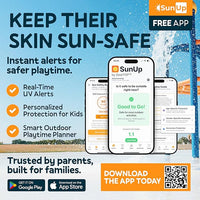 GearTOP SunUp is a free mobile app offering instant UV alerts, personalized sun safety, and outdoor playtime planning for kids and families.