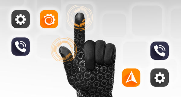 GearTop Touch Screen Running Gloves with touchscreen-compatible thumb and index finger, allowing easy use of smartphones, GPS devices, fitness apps, and smartwatches without removing your gloves.