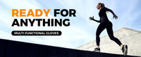 Athlete wearing GearTop Touch Screen Running Gloves during outdoor training, showcasing lightweight warmth, touchscreen functionality, and versatile performance for cold-weather activities.