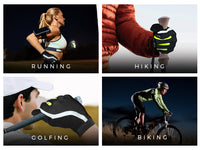 GearTop reflective running gloves provide warmth, touchscreen functionality, and secure grip for running, hiking, golfing, and cycling in cool and cold weather.
