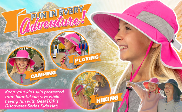 Sun Protection Hat for Kids with UPF 50+ - Safety Headgear - Discovere -  GearTOP