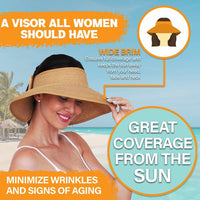 Khaki Jasmine Series Sun Visor