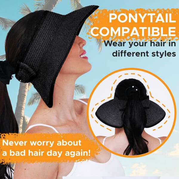 Black Jasmine Series Sun Visor