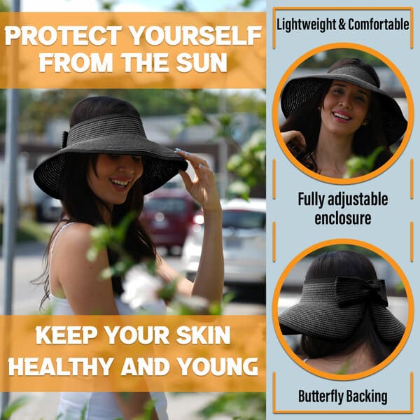 Black Jasmine Series Sun Visor