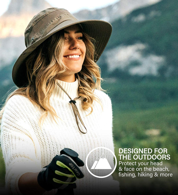 Buy GearTOP Fishing Hat and Safari Cap with Sun Protection Premium UPF 50+  Hats for Men and Women - Navigator Series (2-Pack) Online at  desertcartIreland